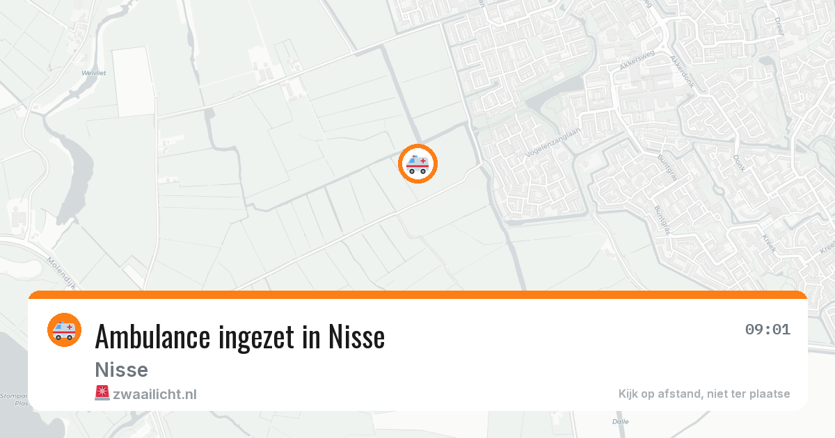 Ambulance ingezet in Nisse — 31 jan 2026