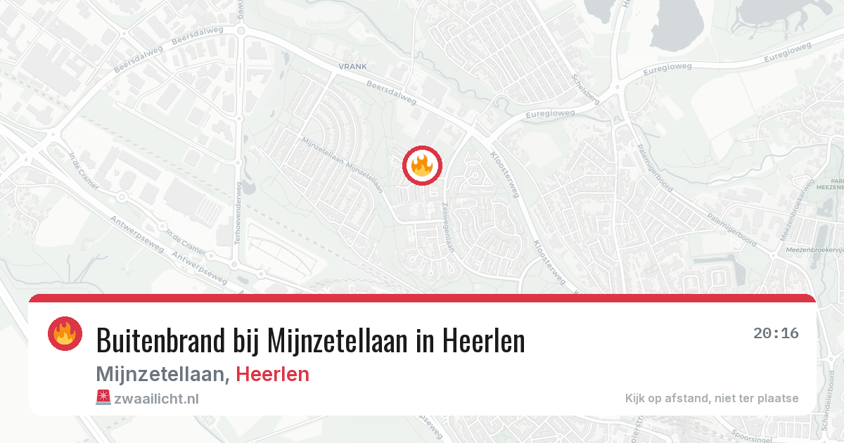 Buitenbrand bij Mijnzetellaan in Heerlen — 28 jun 2026