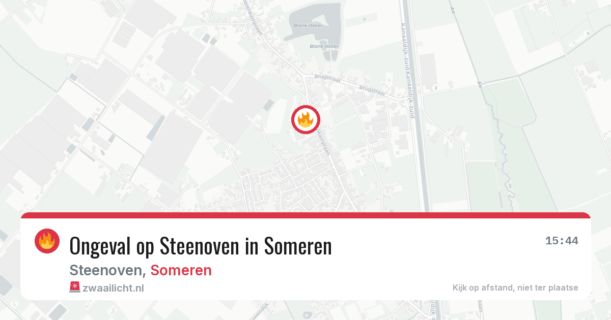 Ongeval op Steenoven in Someren — 4 jul 2026