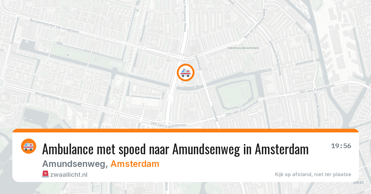 Ambulance met spoed naar Amundsenweg in Amsterdam — 7 jun 2026