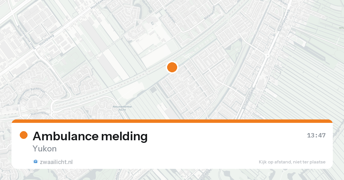 Ambulance melding — 31 jan 2026