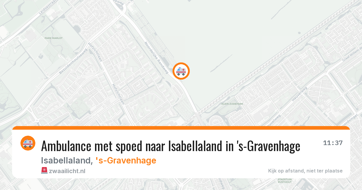 Ambulance met spoed naar Isabellaland in 's-Gravenhage — 23 jun 2026