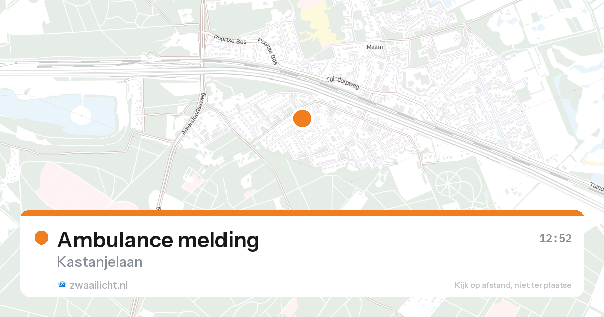 Ambulance melding — 8 mei 2026
