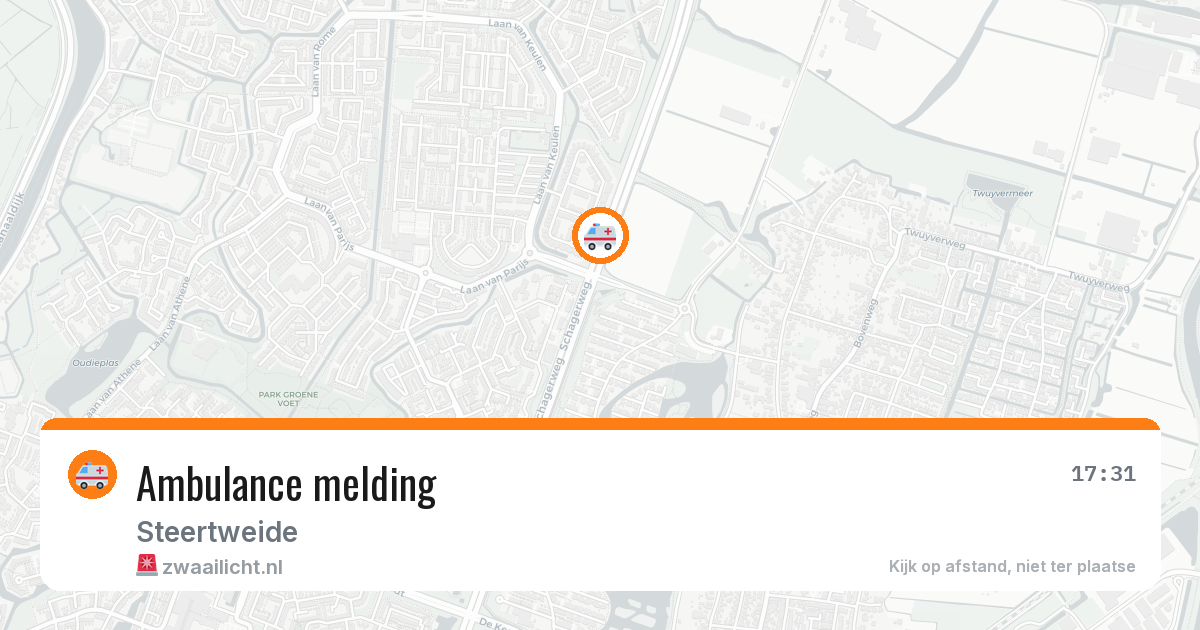 Ambulance melding — 14 mei 2026