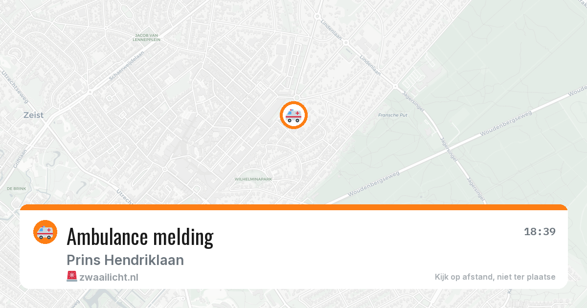 Ambulance melding — 2 aug 2026