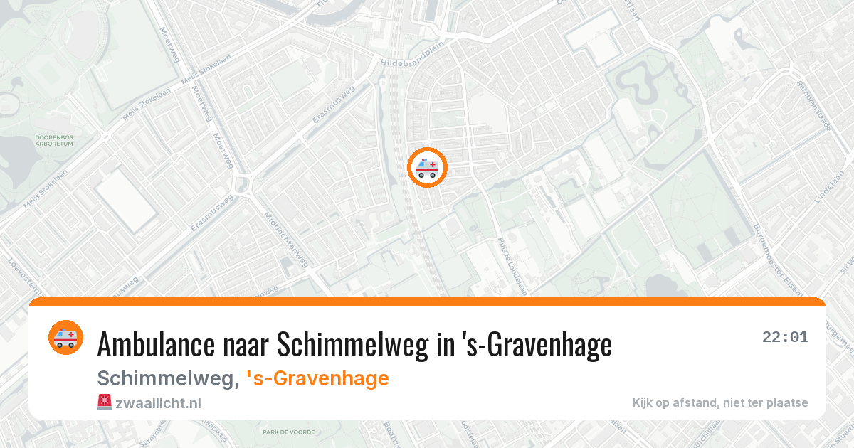Ambulance naar Schimmelweg in 's-Gravenhage — 7 apr 2026