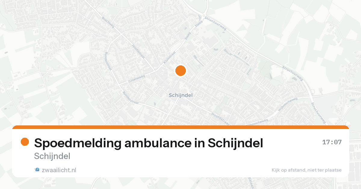 Spoedmelding ambulance in Schijndel — 30 jan 2026