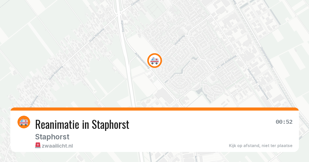 Reanimatie in Staphorst — 5 jul 2026