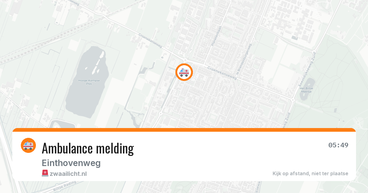 Ambulance melding — 27 jun 2026