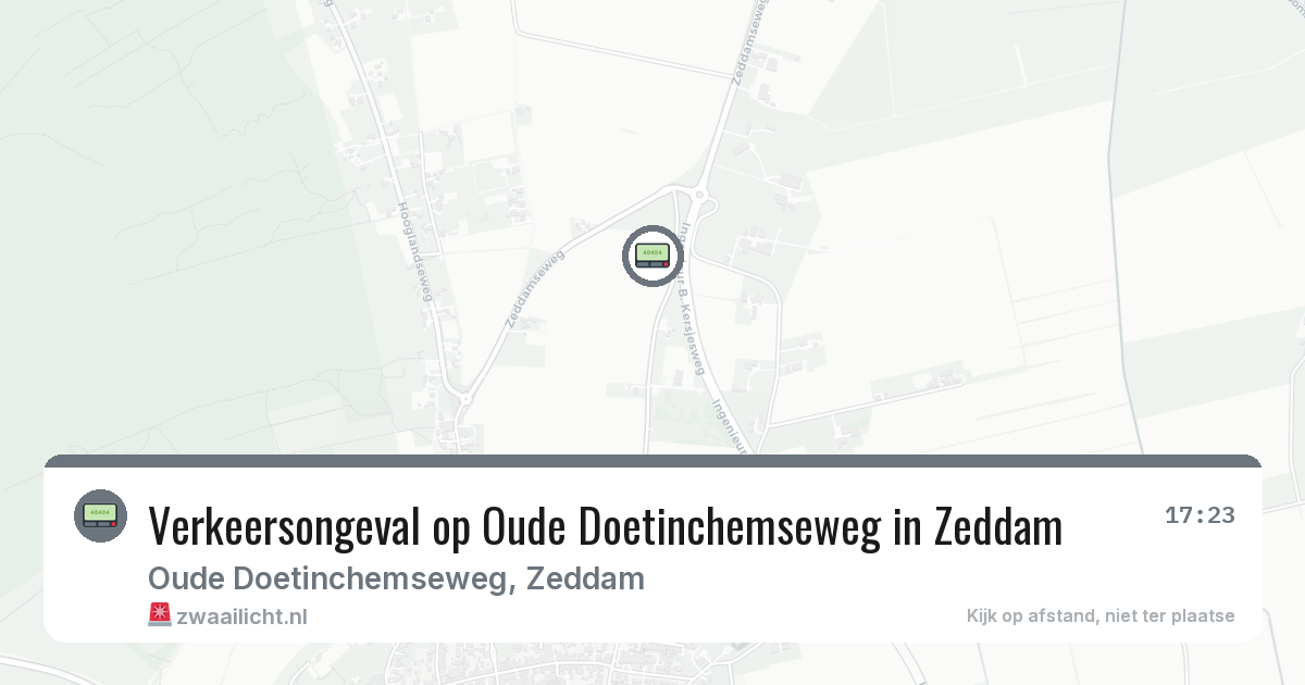 Verkeersongeval op Oude Doetinchemseweg in Zeddam — 24 feb 2026