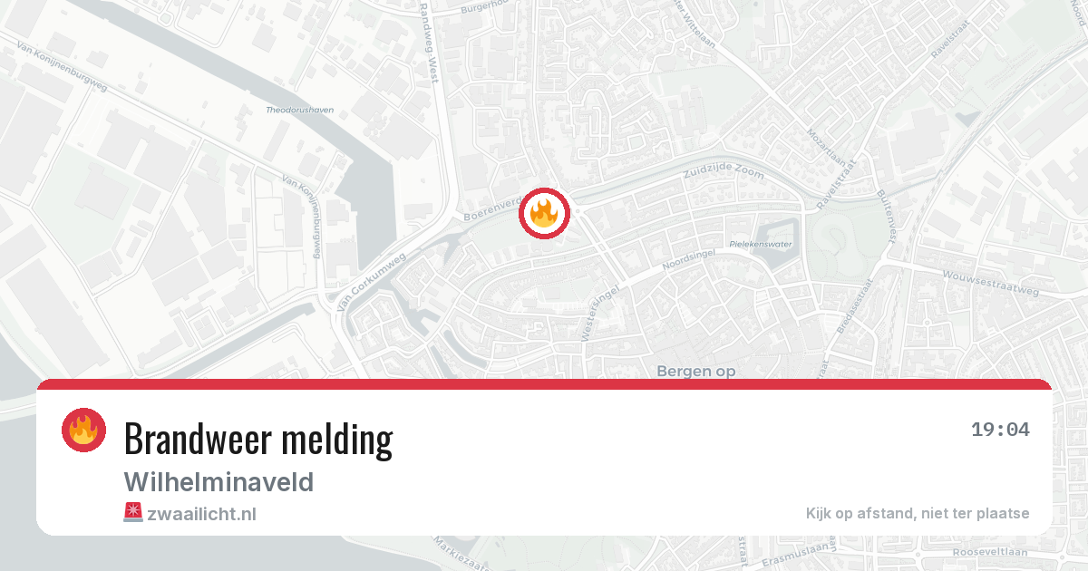 Brandweer melding — 14 jun 2026