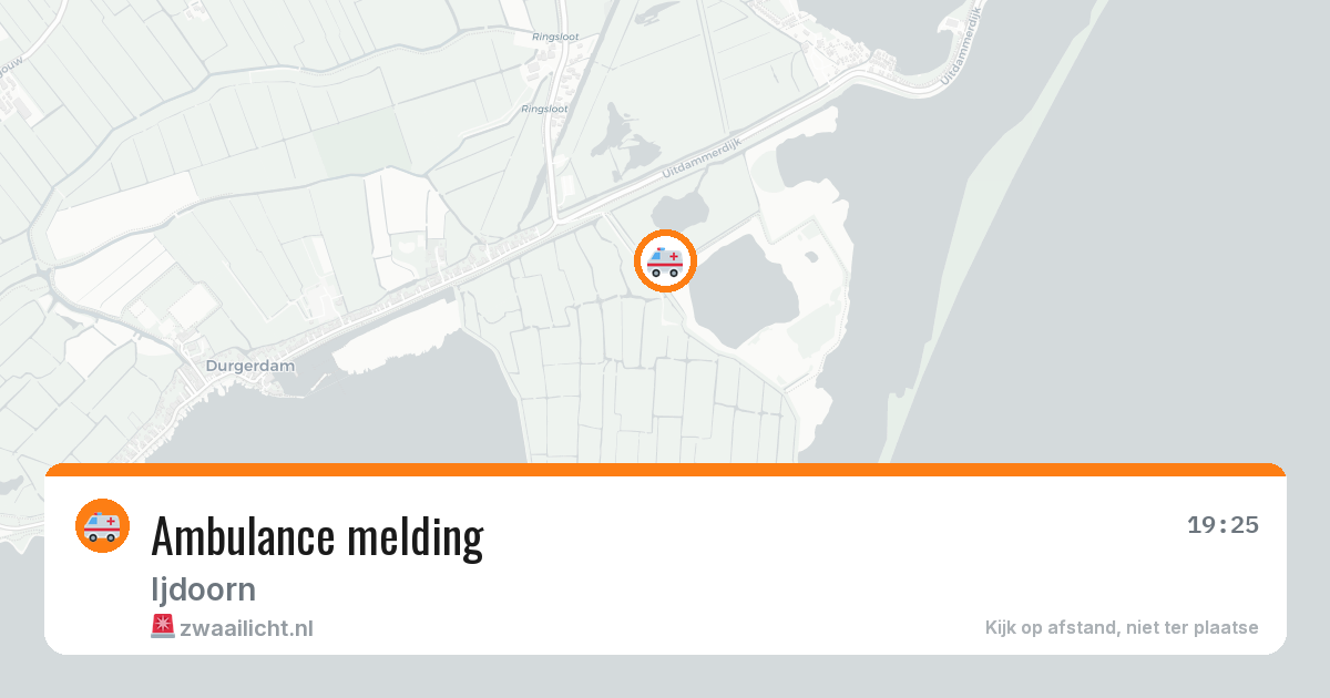 Ambulance melding — 8 feb 2026