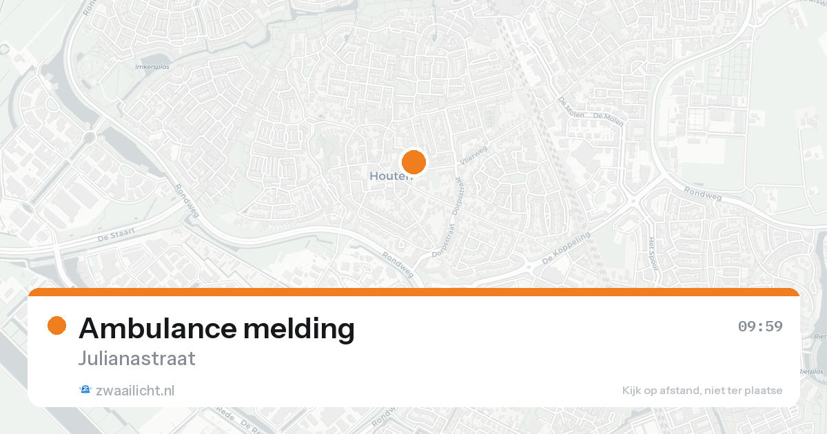 Ambulance melding — 8 feb 2026