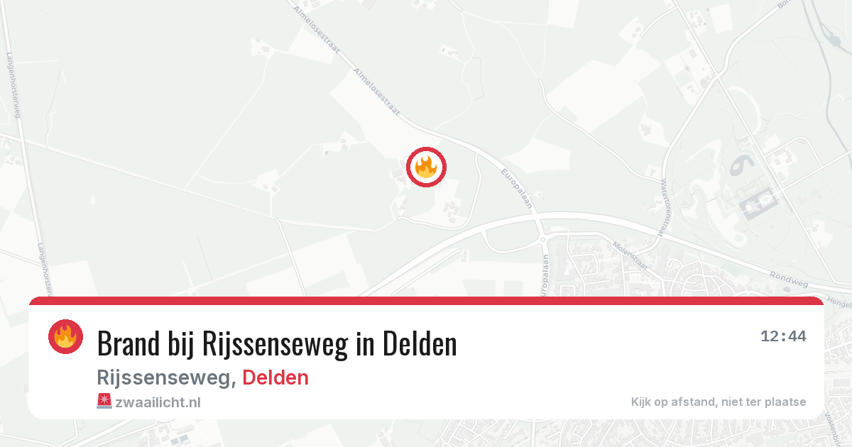 Brand bij Rijssenseweg in Delden — 18 mei 2026