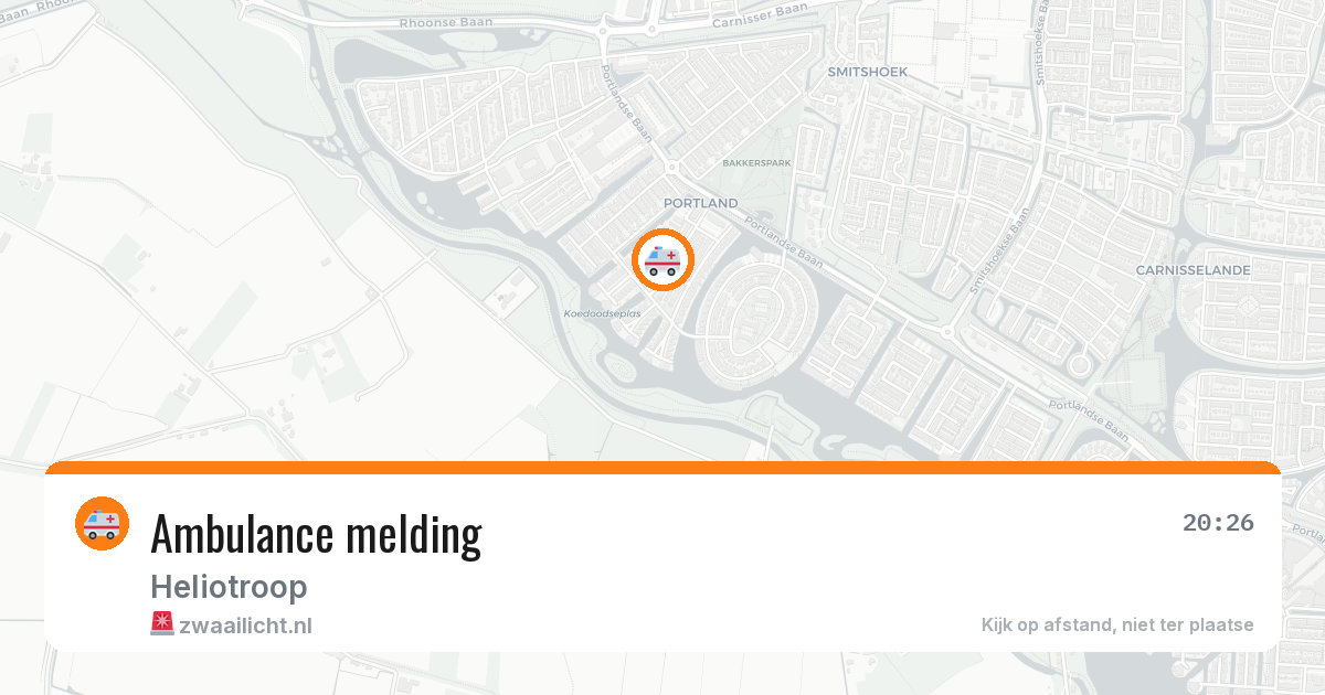 Ambulance melding — 21 jun 2026