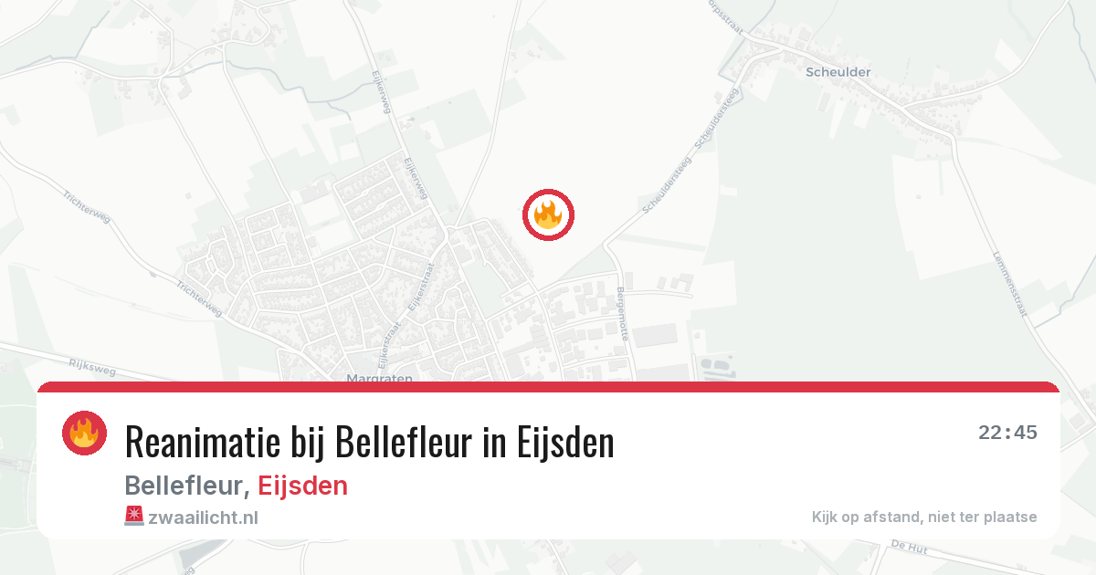 Reanimatie bij Bellefleur in Eijsden — 18 jan 2026