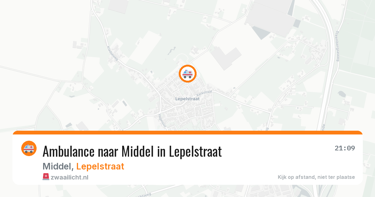 Ambulance naar Middel in Lepelstraat — 14 jun 2026