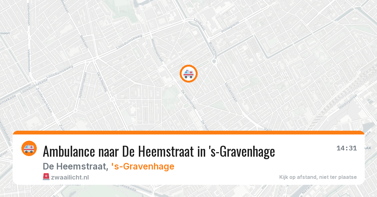 Ambulance naar De Heemstraat in 's-Gravenhage — 2 mei 2026