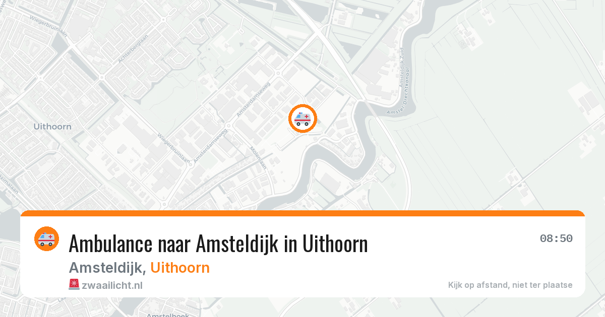 Ambulance naar Amsteldijk in Uithoorn — 16 jun 2026