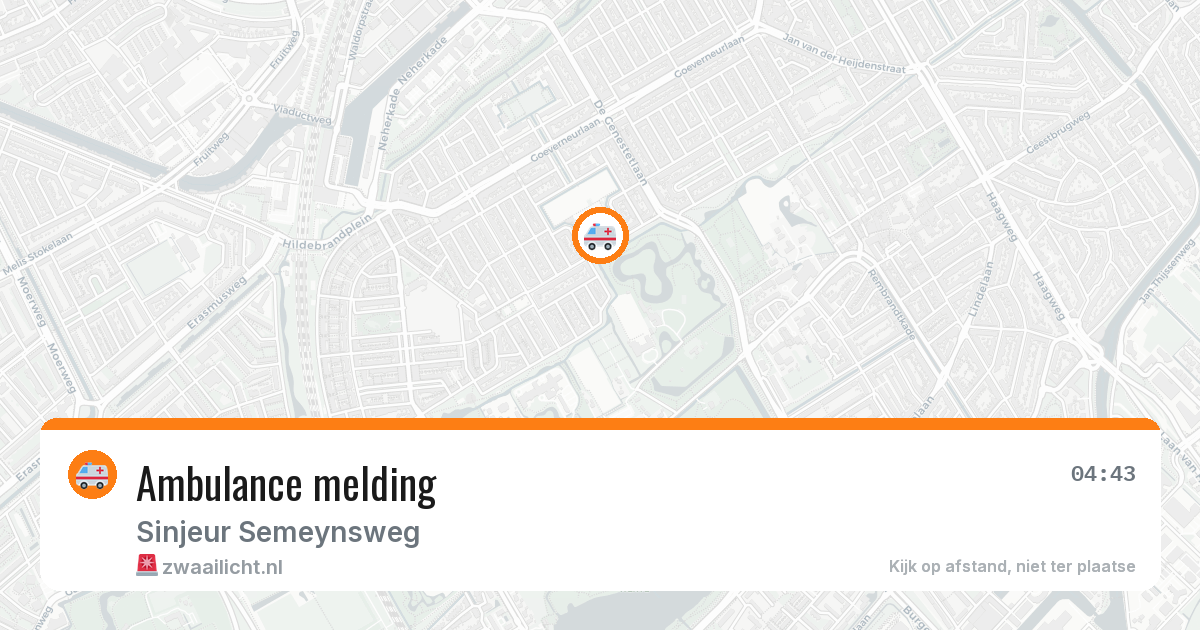 Ambulance melding — 23 feb 2026