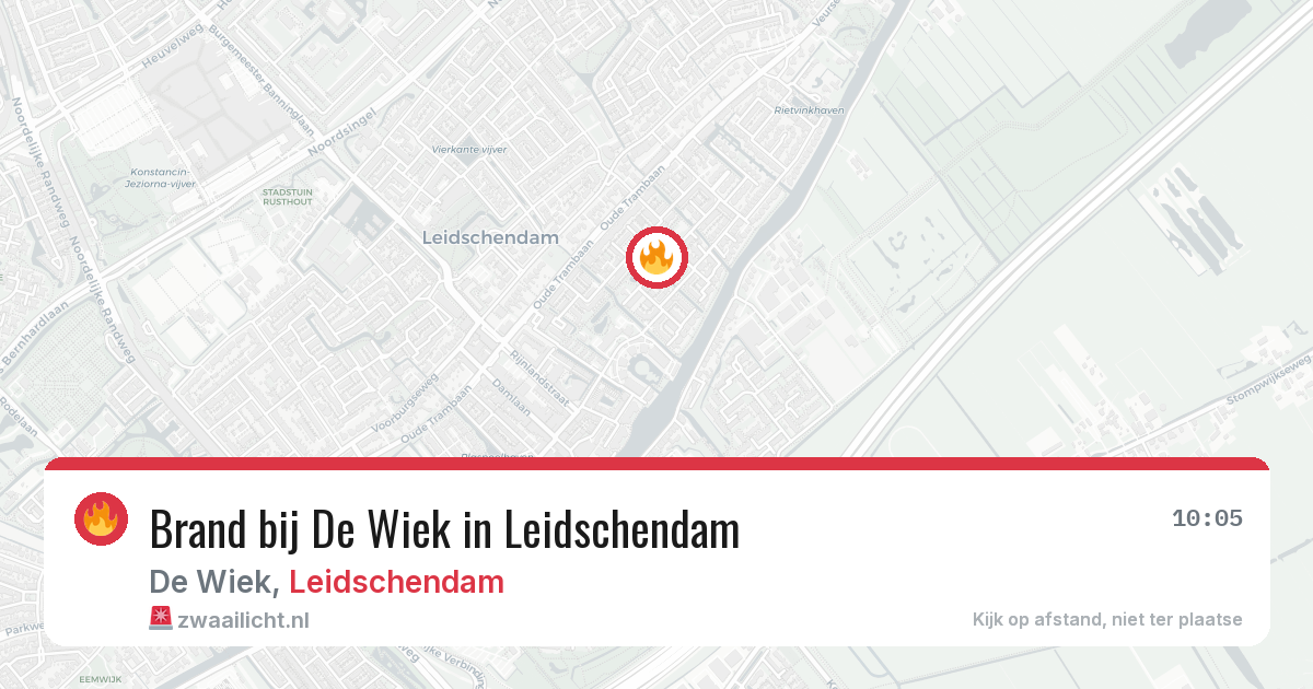 Brand bij De Wiek in Leidschendam — 9 jun 2026