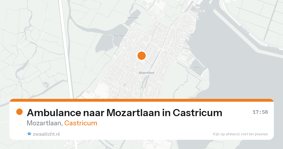 Ambulance naar Mozartlaan in Castricum — 5 jun 2026