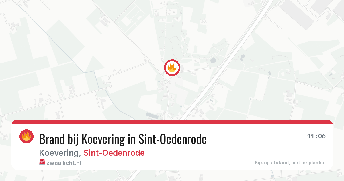 Brand bij Koevering in Sint-Oedenrode — 28 jun 2026