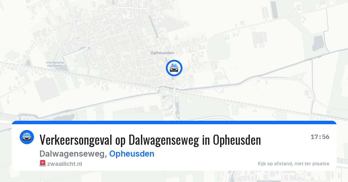 Verkeersongeval op Dalwagenseweg in Opheusden — 28 jul 2026