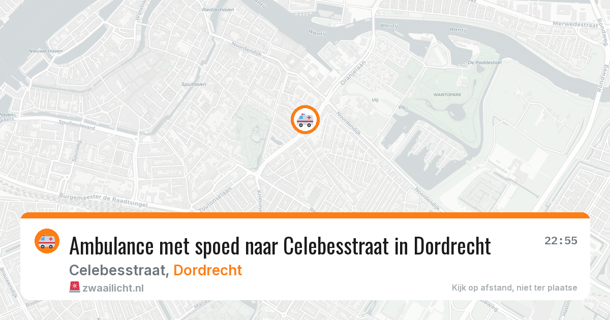 Ambulance met spoed naar Celebesstraat in Dordrecht — 28 jul 2026