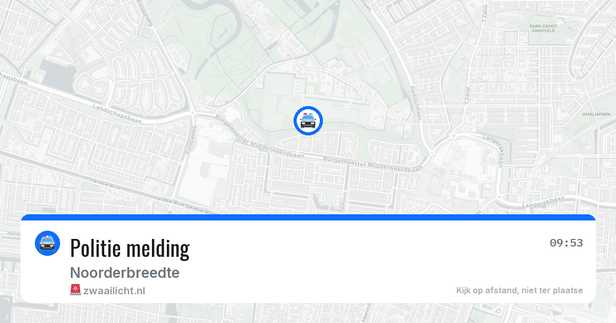 Politie melding — 17 jun 2026