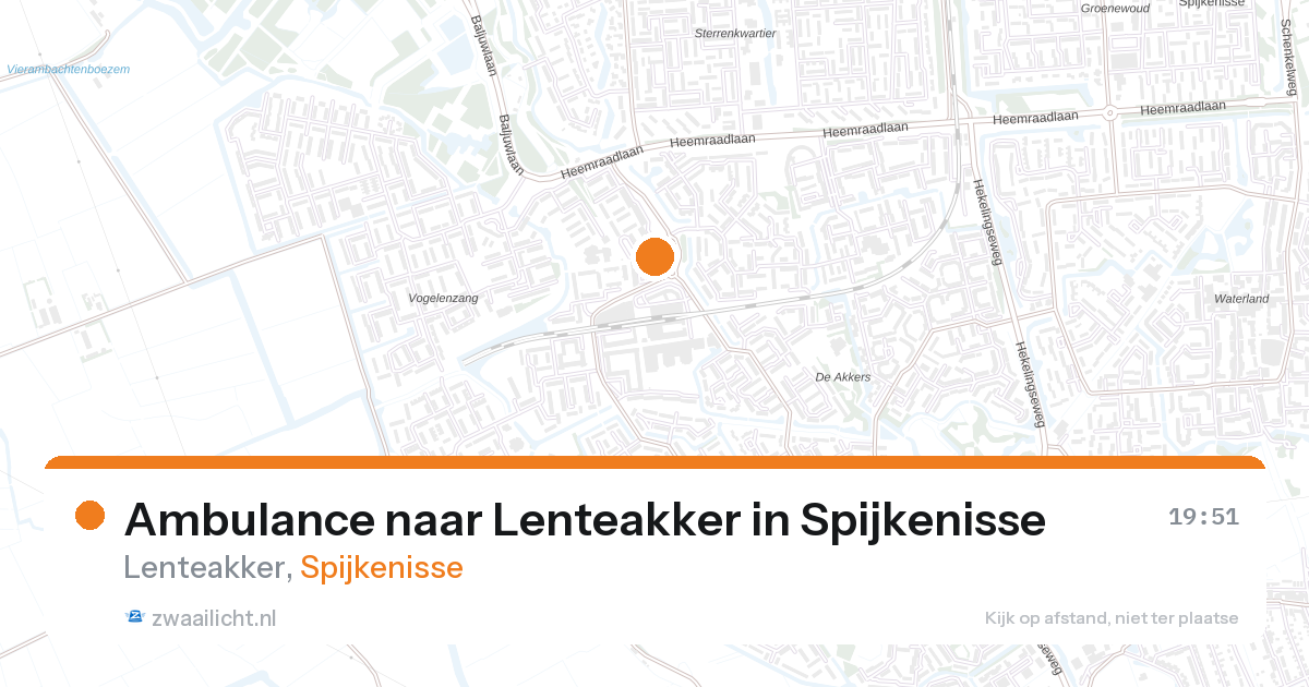 Ambulance naar Lenteakker in Spijkenisse — 27 aug 2026