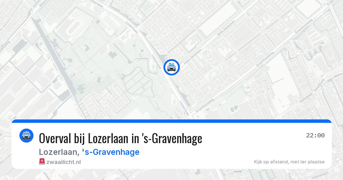 Overval bij Lozerlaan in 's-Gravenhage — 18 jan 2026
