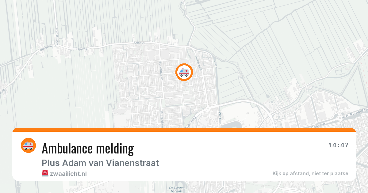 Ambulance melding — 9 feb 2026