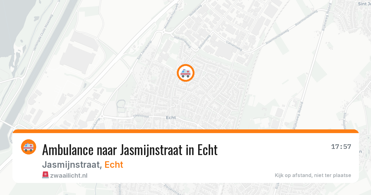Ambulance naar Jasmijnstraat in Echt — 11 jul 2026