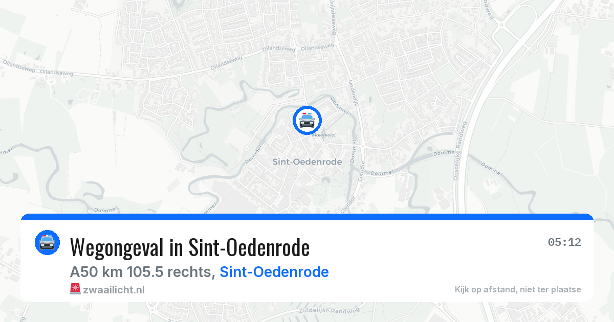 Wegongeval in Sint-Oedenrode — 15 feb 2026