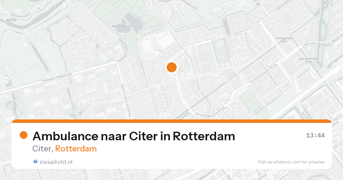 Ambulance naar Citer in Rotterdam — 10 jul 2026