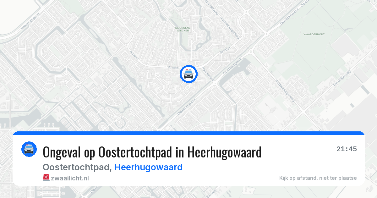 Ongeval op Oostertochtpad in Heerhugowaard — 11 jun 2026