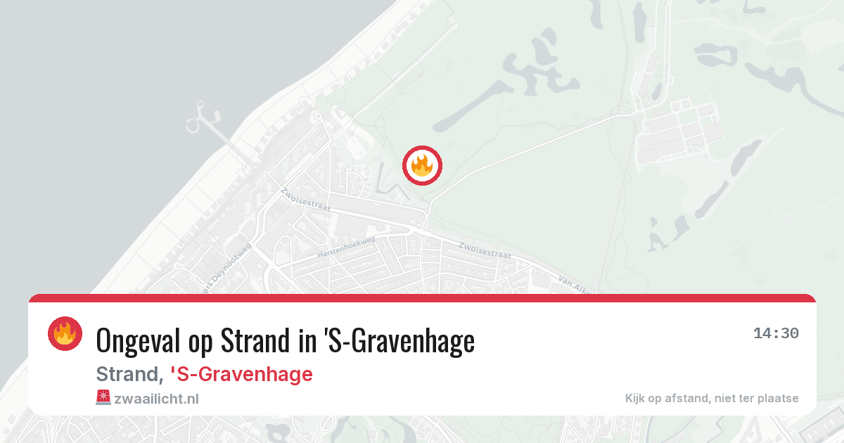 Ongeval op Strand in 'S-Gravenhage — 3 apr 2026