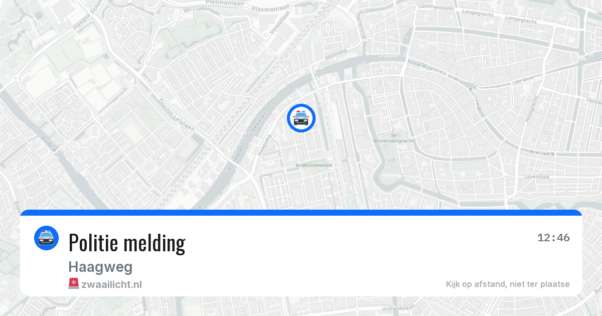 Politie melding — 16 mei 2026