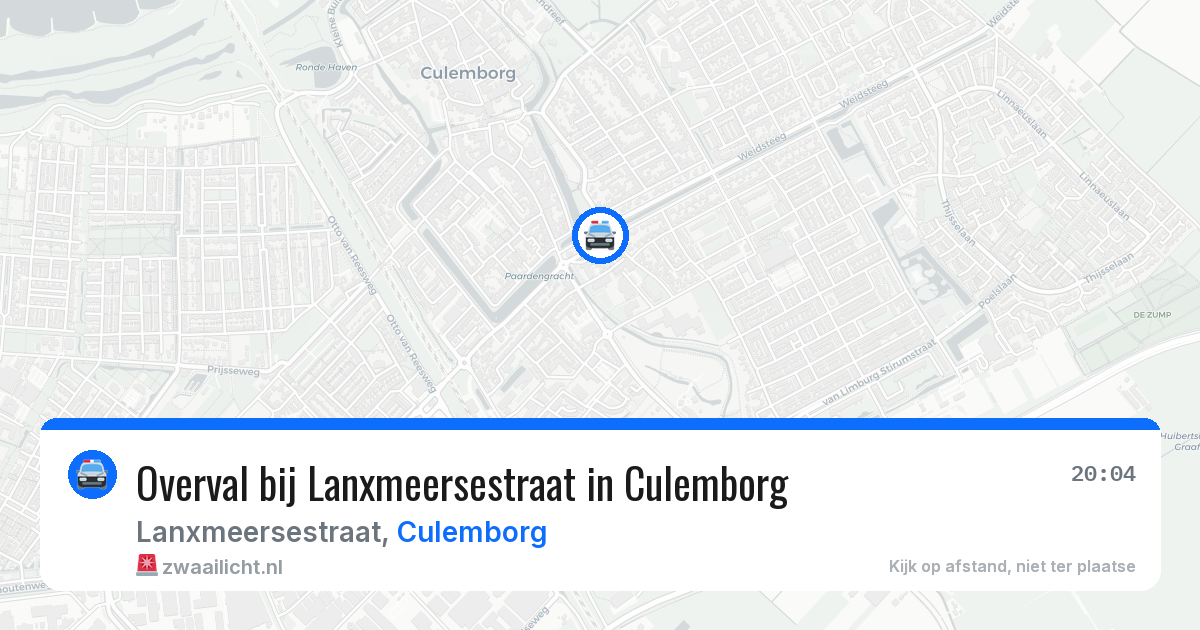 Overval bij Lanxmeersestraat in Culemborg — 23 jan 2026