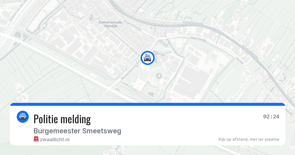 Politie melding — 6 jun 2026