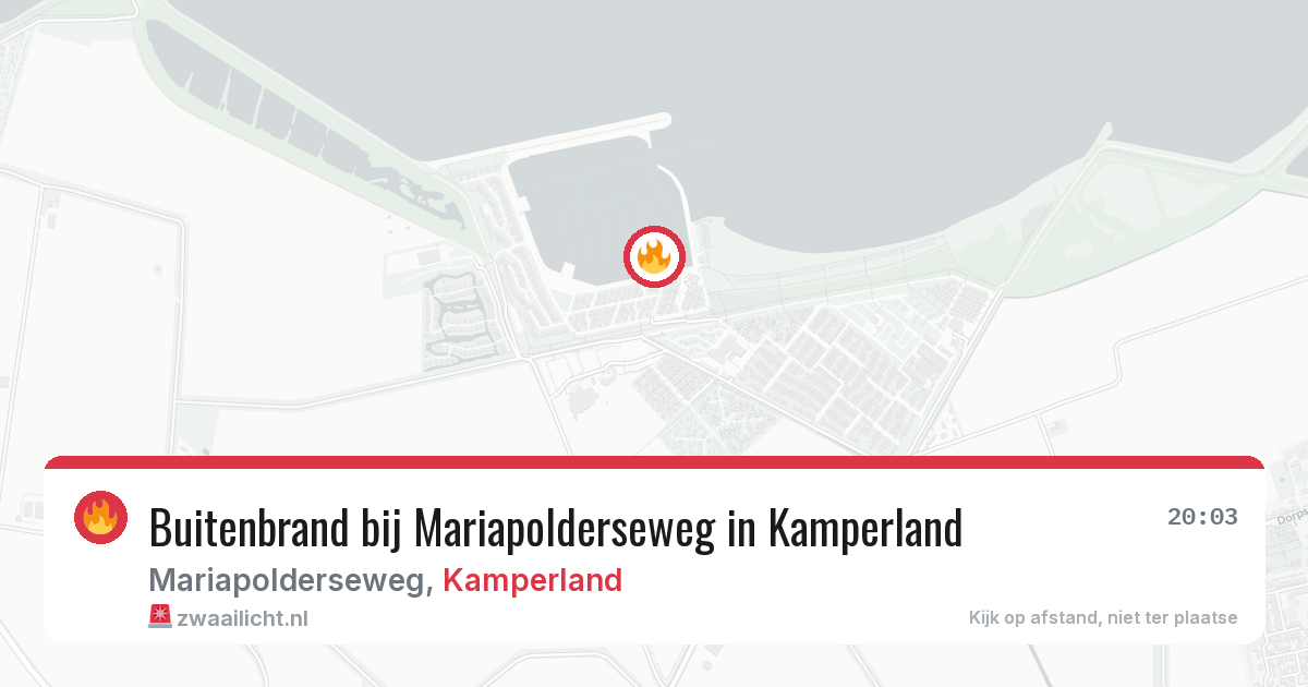 Buitenbrand bij Mariapolderseweg in Kamperland — 1 mei 2026