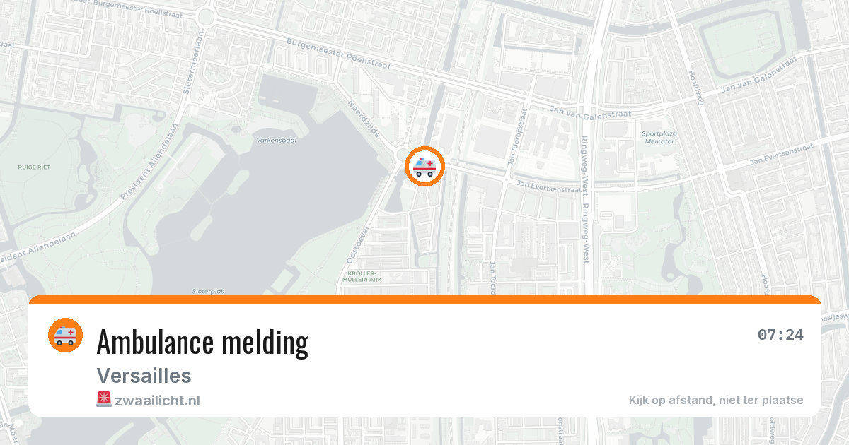 Ambulance melding — 9 feb 2026