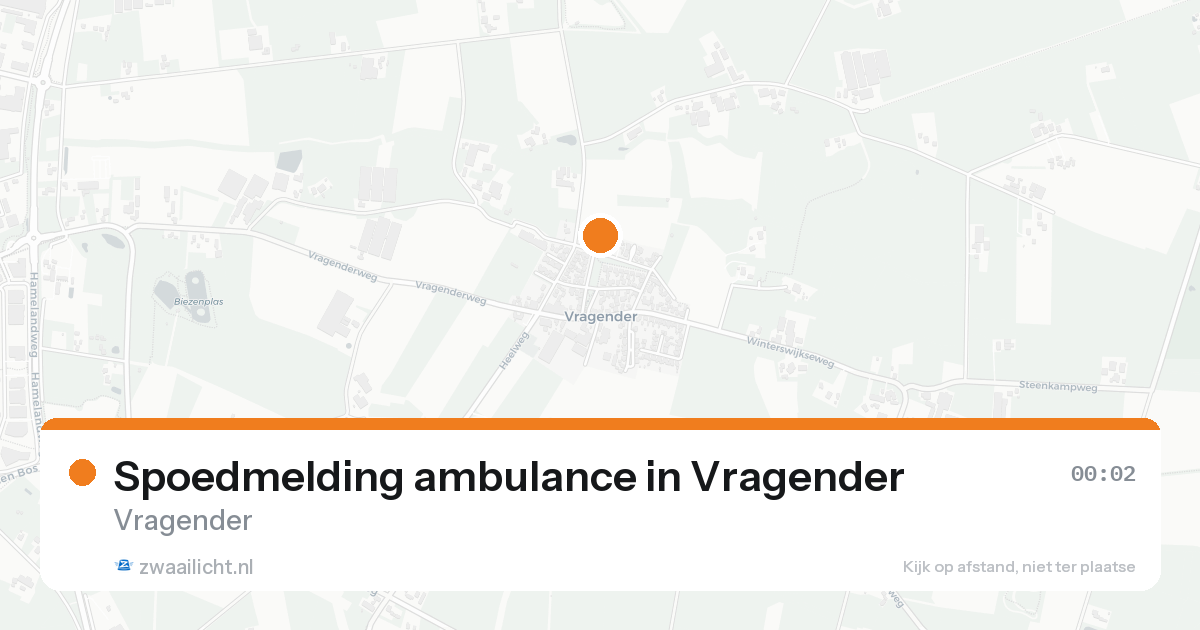 Spoedmelding ambulance in Vragender — 7 feb 2026