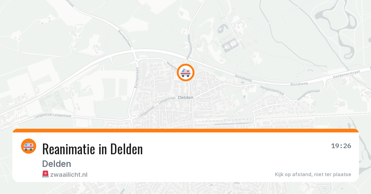 Reanimatie in Delden — 25 jun 2026