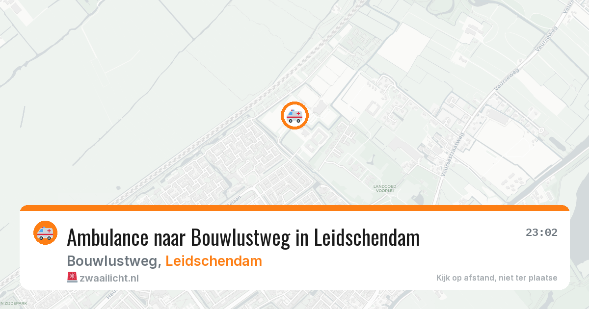 Ambulance naar Bouwlustweg in Leidschendam — 22 mei 2026