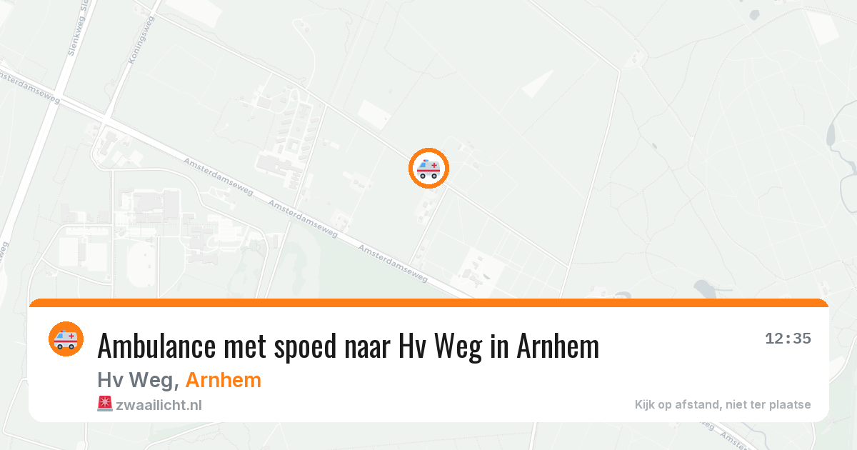 Ambulance met spoed naar Hv Weg in Arnhem — 30 jan 2026