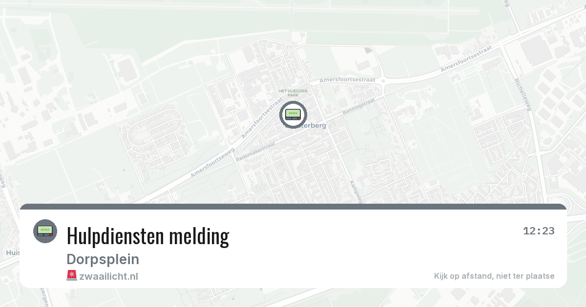 Hulpdiensten melding — 8 feb 2026