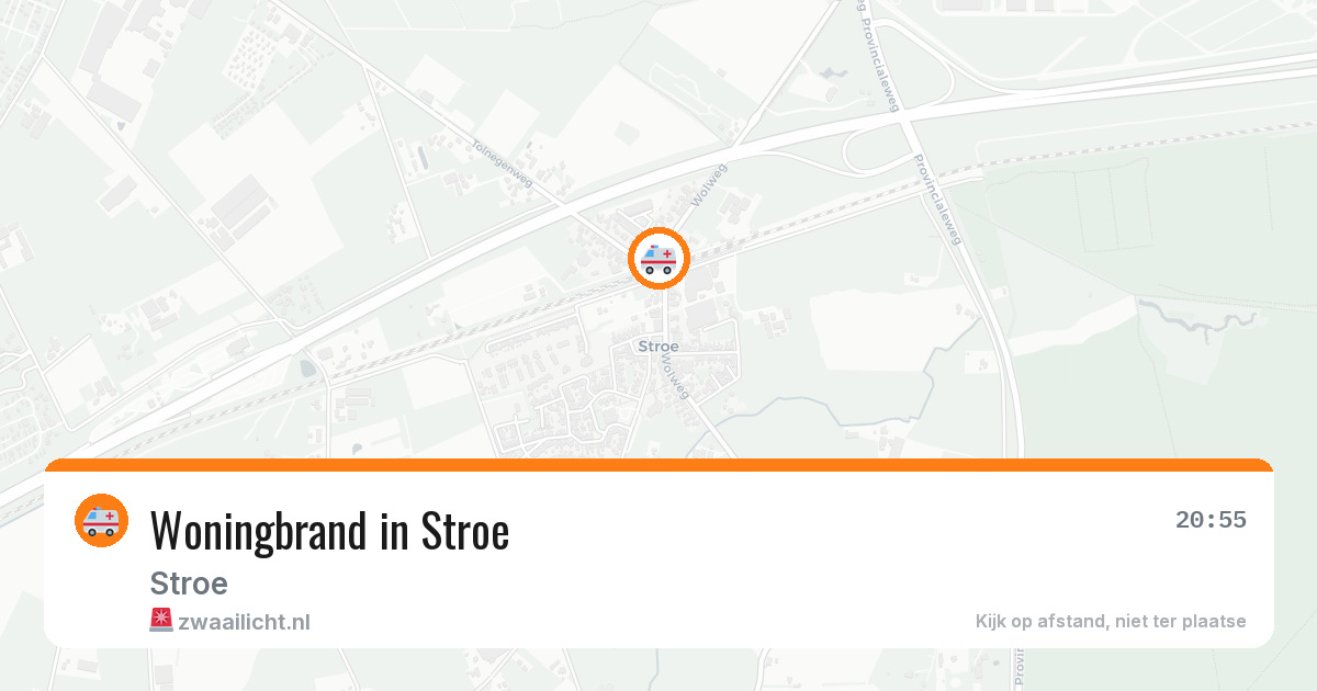 Woningbrand in Stroe — 10 apr 2026