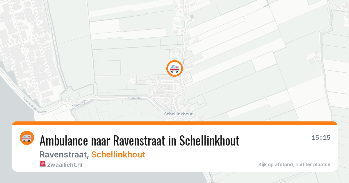 Ambulance naar Ravenstraat in Schellinkhout — 27 apr 2026